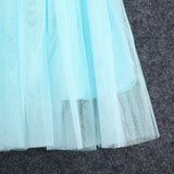 Striped Tutu Dress - Blue