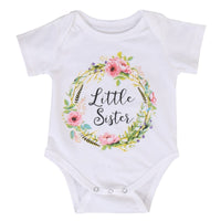 Little Sister Onesie Floral