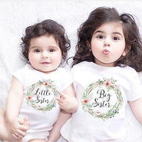 Little Sister Onesie Floral